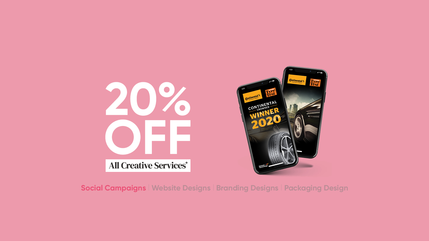 20% Off Discount on All Social Media Campaigns - Synergy Creative Agency Melbourne