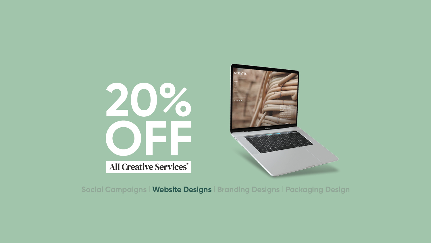 20% Off Discount on Website Design - Synergy Creative Agency Melbourne