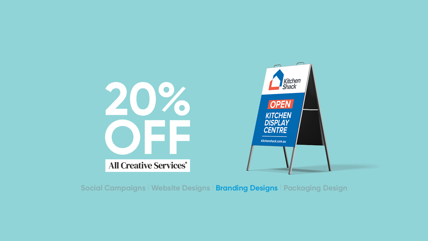 20% Off Discount on All Branding Designs - Synergy Creative Agency Melbourne